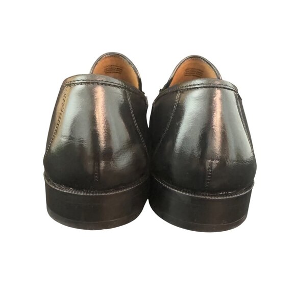 Brass Boot Walking Gloves Men\'s Black Leather Alligator Print Loafers Size 11.5M main image 11